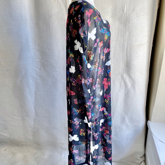 Victoria Secret Vintage 90s Butterfly Duster Robe - Picture 6 of 8